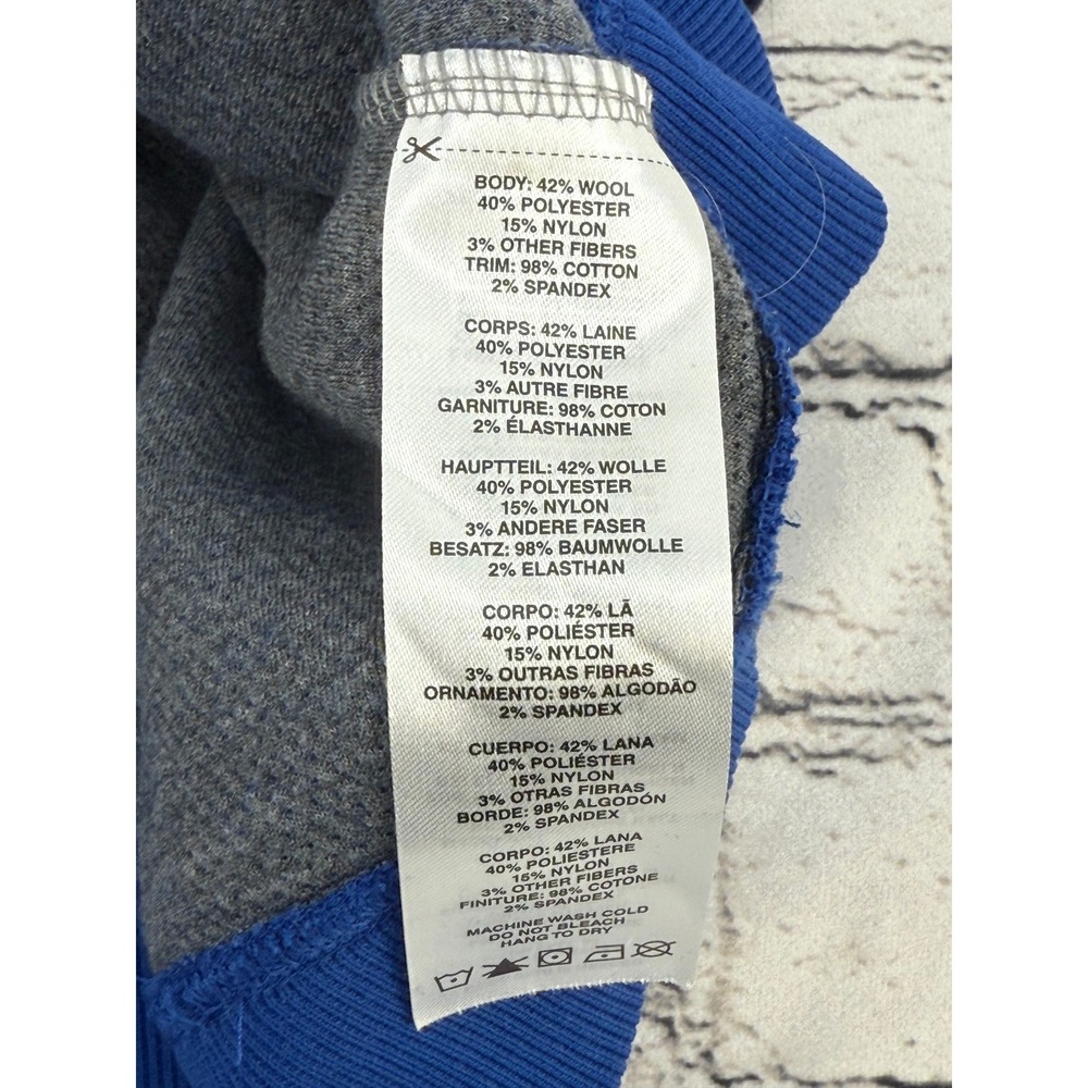 Topo‎ Designs Global Mens 1/4 Zip Sweater Pullover Color Block Fleece Wool XL - Picture 4 of 6
